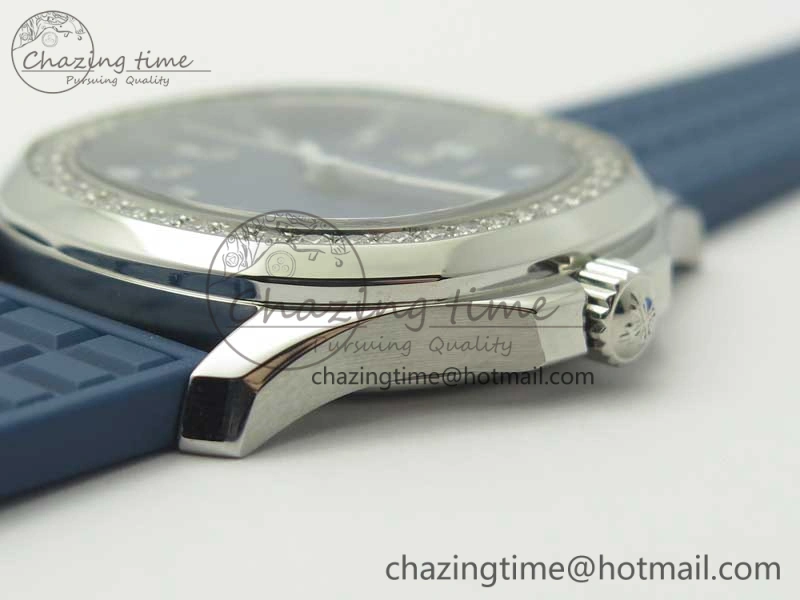Aquanaut 5067A Blue JJF 1:1 Best Edition Blue Textured Dial on Blue Rubber Strap AE FastDry 8991