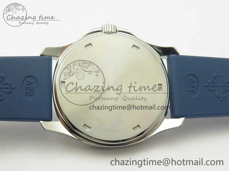 Aquanaut 5067A Blue JJF 1:1 Best Edition Blue Textured Dial on Blue Rubber Strap AE FastDry 8991
