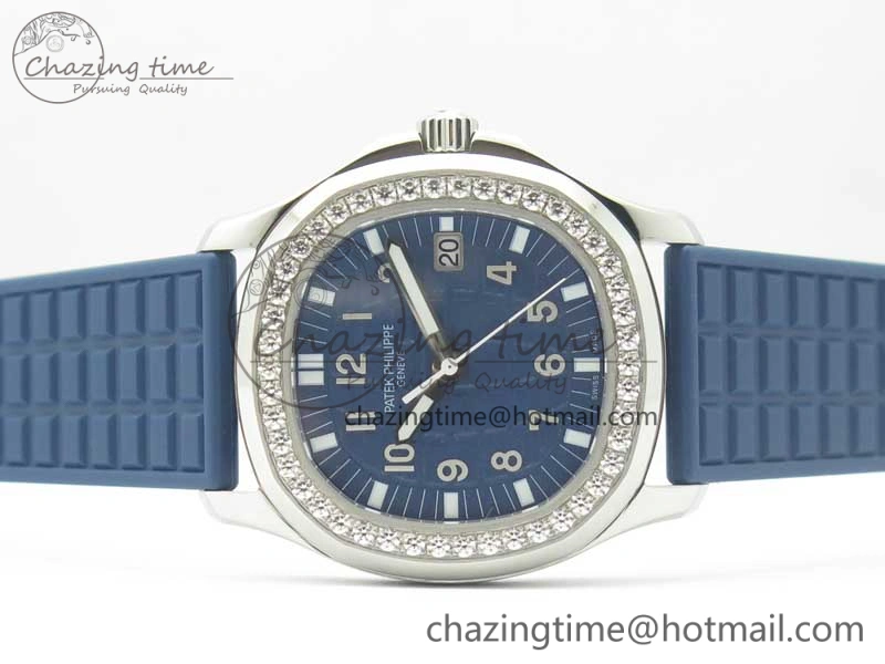 Aquanaut 5067A Blue JJF 1:1 Best Edition Blue Textured Dial on Blue Rubber Strap AE FastDry 8991