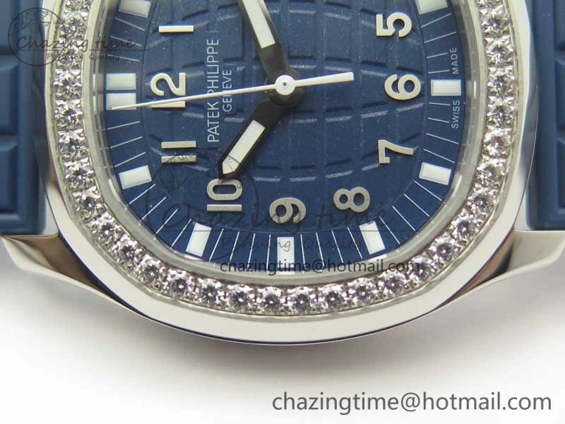 Aquanaut 5067A Blue JJF 1:1 Best Edition Blue Textured Dial on Blue Rubber Strap AE FastDry 8991