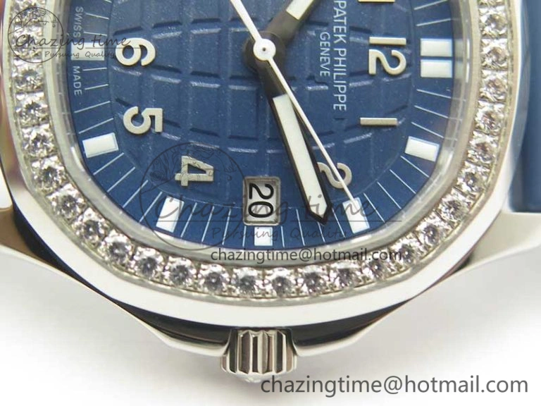 Aquanaut 5067A Blue JJF 1:1 Best Edition Blue Textured Dial on Blue Rubber Strap AE FastDry 8991