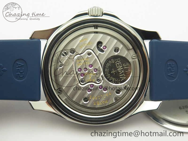 Aquanaut 5067A Blue JJF 1:1 Best Edition Blue Textured Dial on Blue Rubber Strap AE FastDry 8991