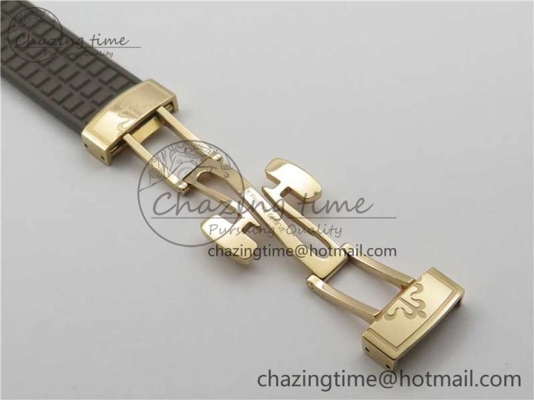 Aquanaut 5067A RG PPF 1:1 Best Edition Brown Textured Dial on Brown Rubber Strap AE23 (Free Box) Flexible 8912