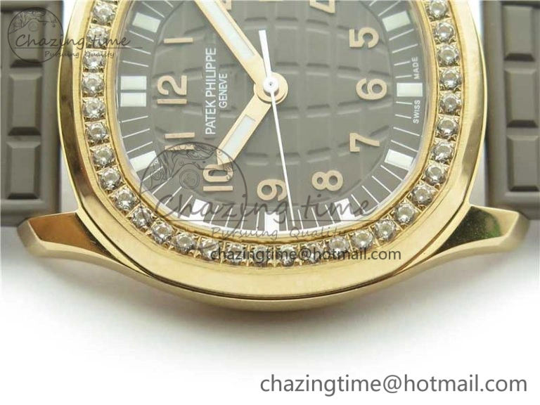 Aquanaut 5067A RG PPF 1:1 Best Edition Brown Textured Dial on Brown Rubber Strap AE23 (Free Box) Flexible 8912