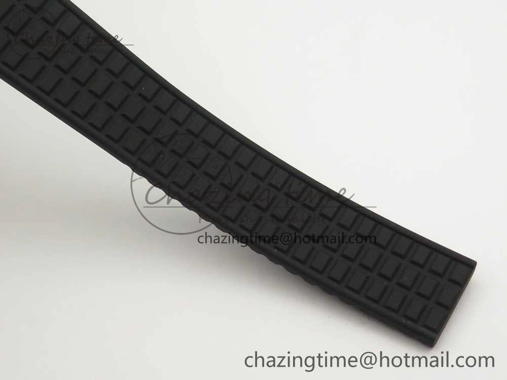 BestValue Aquanaut 5067A SS Bezel JJF 1:1 Best Edition Black Textured Dial on Black Rubber Strap AE 10592