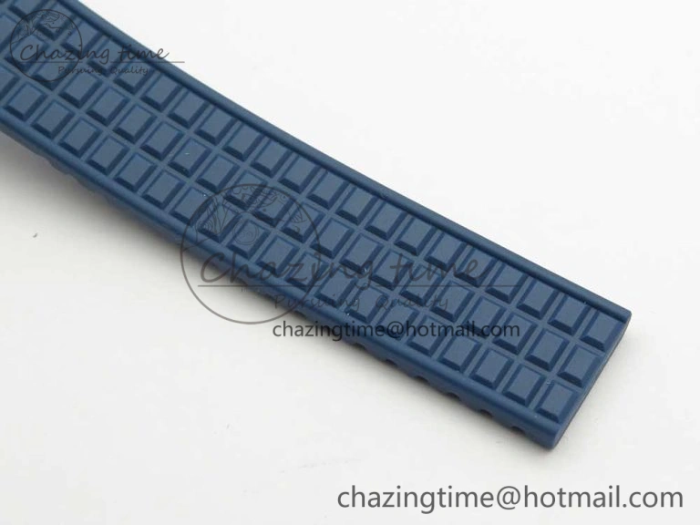 Aquanaut 5067A SS Bezel JJF 1:1 Best Edition Blue Textured Dial on Blue Rubber Strap AE GoodFit 8973