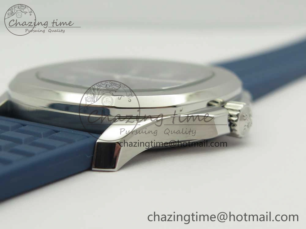 Aquanaut 5067A SS Bezel JJF 1:1 Best Edition Blue Textured Dial on Blue Rubber Strap AE GoodFit 8973