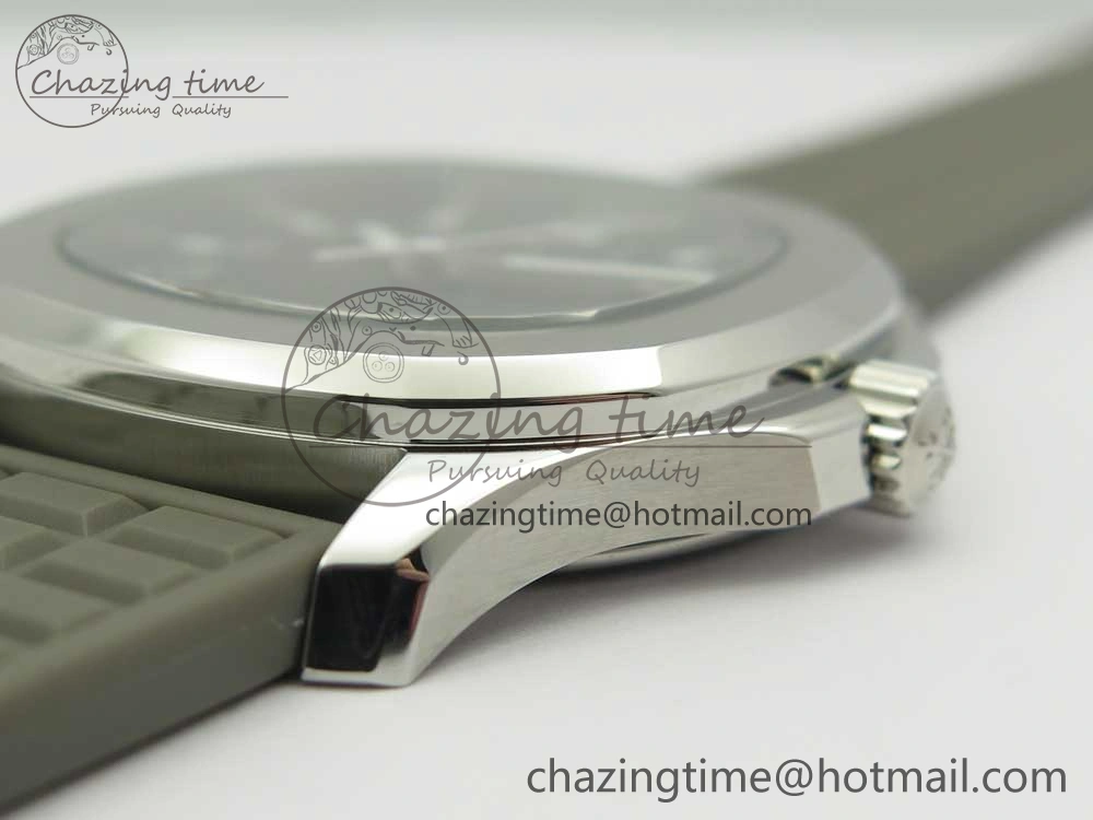 Aquanaut 5067A SS Bezel JJF 1:1 Best Edition Gray Textured Dial on Gray Rubber Strap AE Seasonal 8972