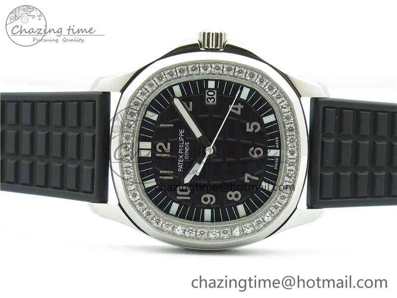 Aquanaut 5067A SS PPF 1:1 Best Edition Black Textured Dial on Black Rubber Strap AE23 (Free Box) GoAnywhere 10461