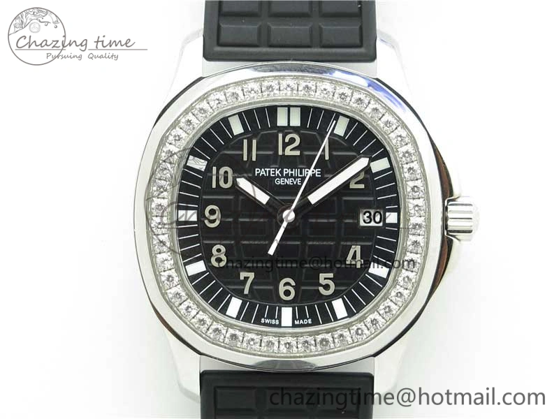 Aquanaut 5067A SS PPF 1:1 Best Edition Black Textured Dial on Black Rubber Strap AE23 (Free Box) GoAnywhere 10461
