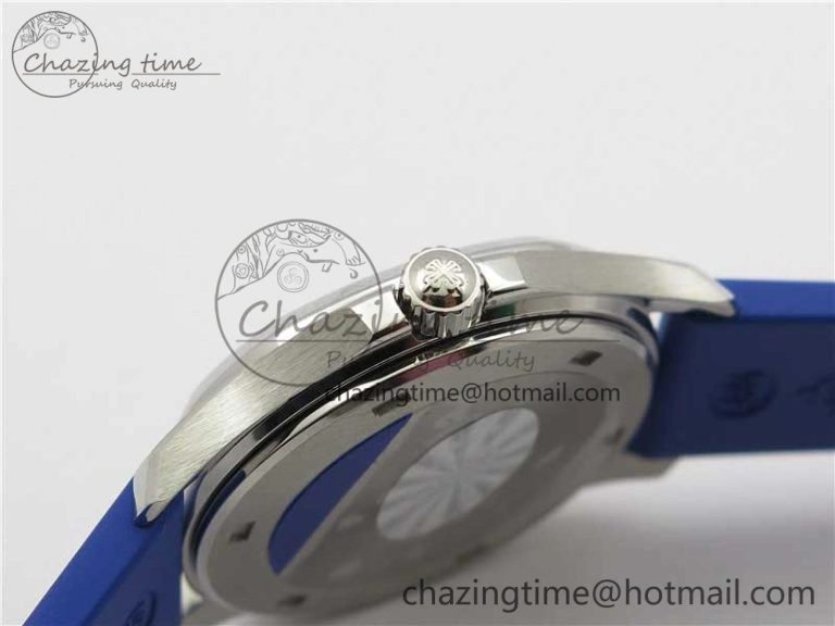 WellDesigned Aquanaut 5067A SS PPF 1:1 Best Edition Blue Textured Dial on Blue Rubber Strap AE23 (Free Box) 8908
