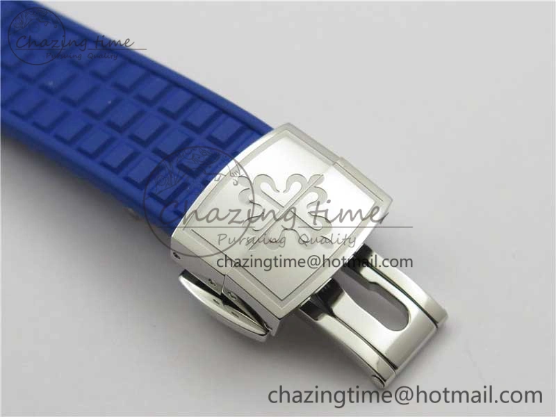 WellDesigned Aquanaut 5067A SS PPF 1:1 Best Edition Blue Textured Dial on Blue Rubber Strap AE23 (Free Box) 8908