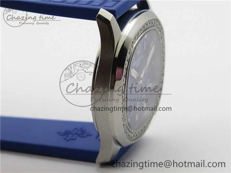 WellDesigned Aquanaut 5067A SS PPF 1:1 Best Edition Blue Textured Dial on Blue Rubber Strap AE23 (Free Box) 8908