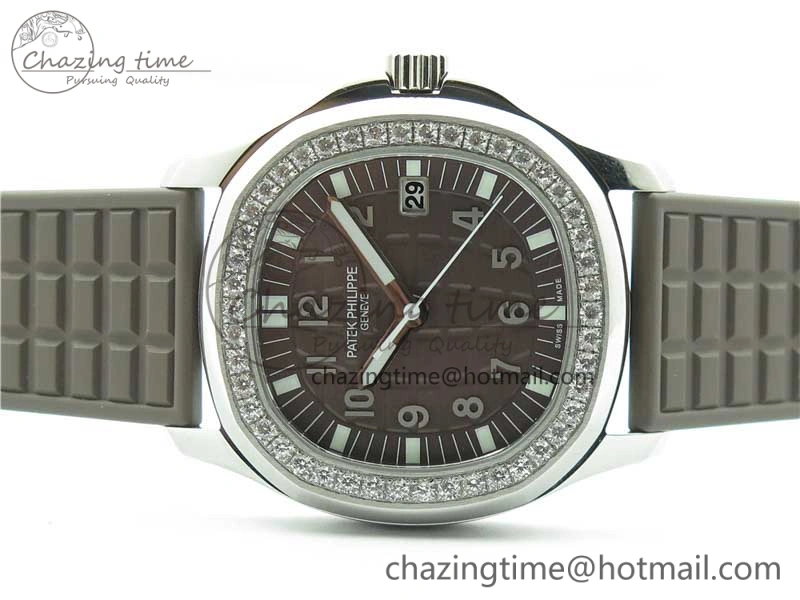 Efficient Aquanaut 5067A SS PPF 1:1 Best Edition Brown Textured Dial on Brown Rubber Strap AE23 (Free Box) 10459