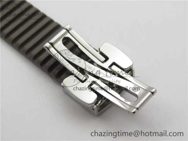 Efficient Aquanaut 5067A SS PPF 1:1 Best Edition Brown Textured Dial on Brown Rubber Strap AE23 (Free Box) 10459