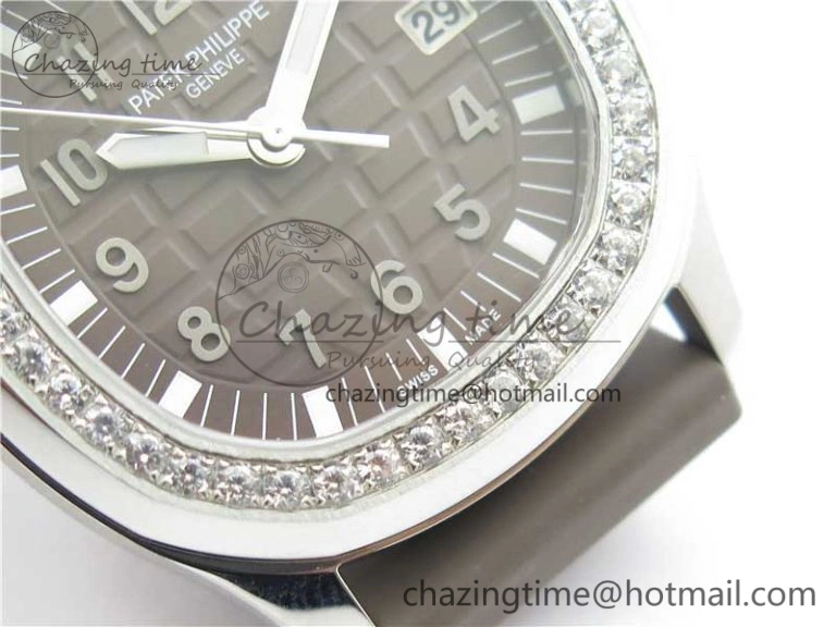 Efficient Aquanaut 5067A SS PPF 1:1 Best Edition Brown Textured Dial on Brown Rubber Strap AE23 (Free Box) 10459