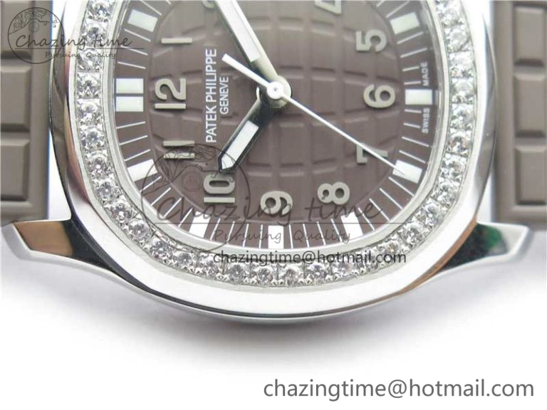 Efficient Aquanaut 5067A SS PPF 1:1 Best Edition Brown Textured Dial on Brown Rubber Strap AE23 (Free Box) 10459