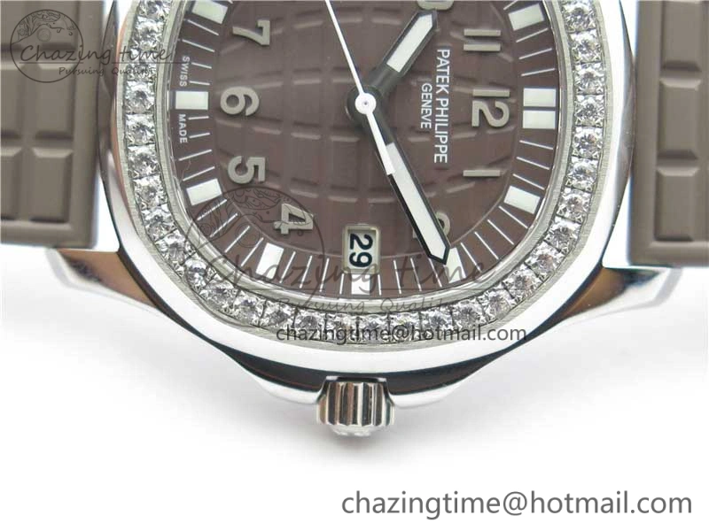 Efficient Aquanaut 5067A SS PPF 1:1 Best Edition Brown Textured Dial on Brown Rubber Strap AE23 (Free Box) 10459
