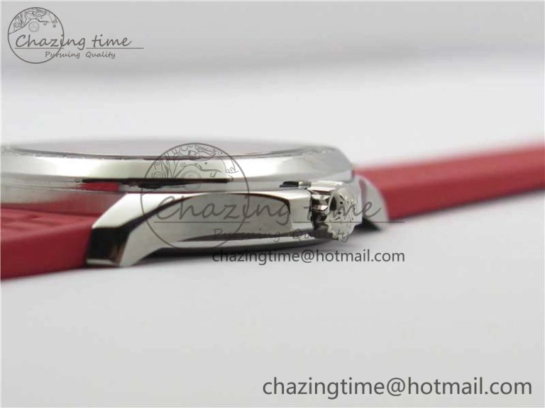 Aquanaut 5067A SS PPF 1:1 Best Edition Red Textured Dial on Red Rubber Strap AE23 (Free Box) Efficient 8907