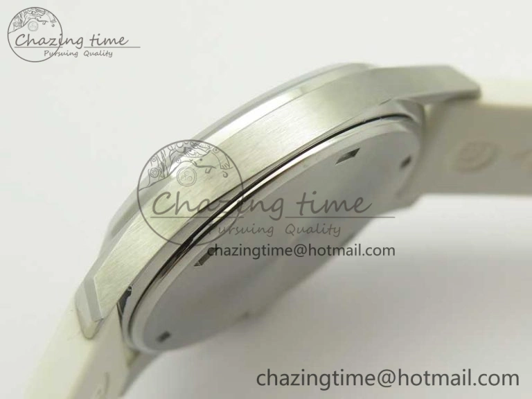 Aquanaut 5067A White JJF 1:1 Best Edition White Textured Dial on White Rubber Strap AE Upgraded 8993