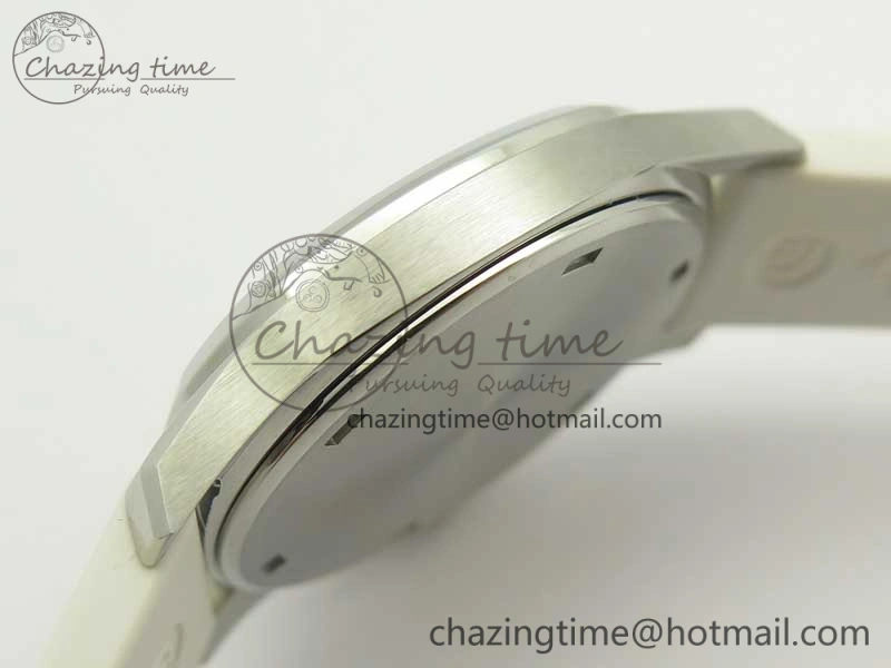 Aquanaut 5067A White JJF 1:1 Best Edition White Textured Dial on White Rubber Strap AE Upgraded 8993