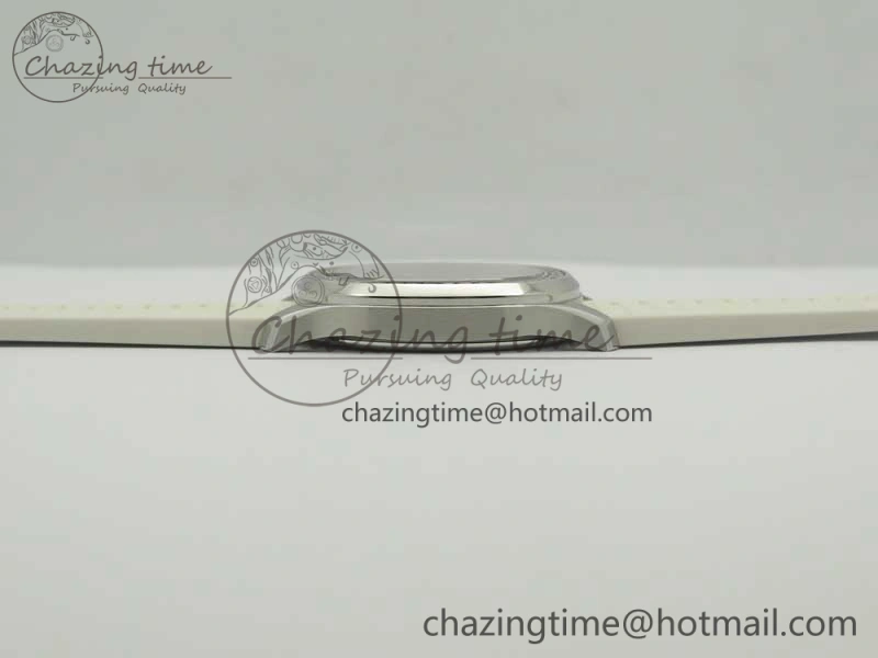 Aquanaut 5067A White JJF 1:1 Best Edition White Textured Dial on White Rubber Strap AE Upgraded 8993