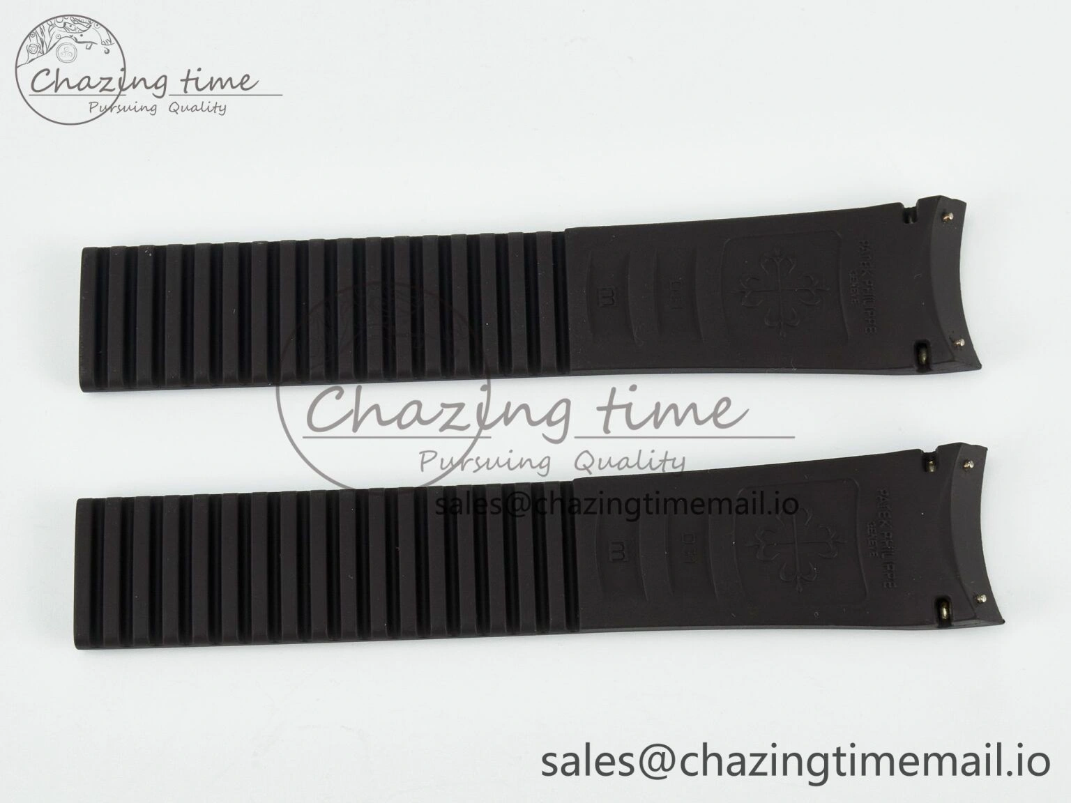 Aquanaut 5164 Best Edition Black Rubber Strap (Fits the Gen size) Durable 8665
