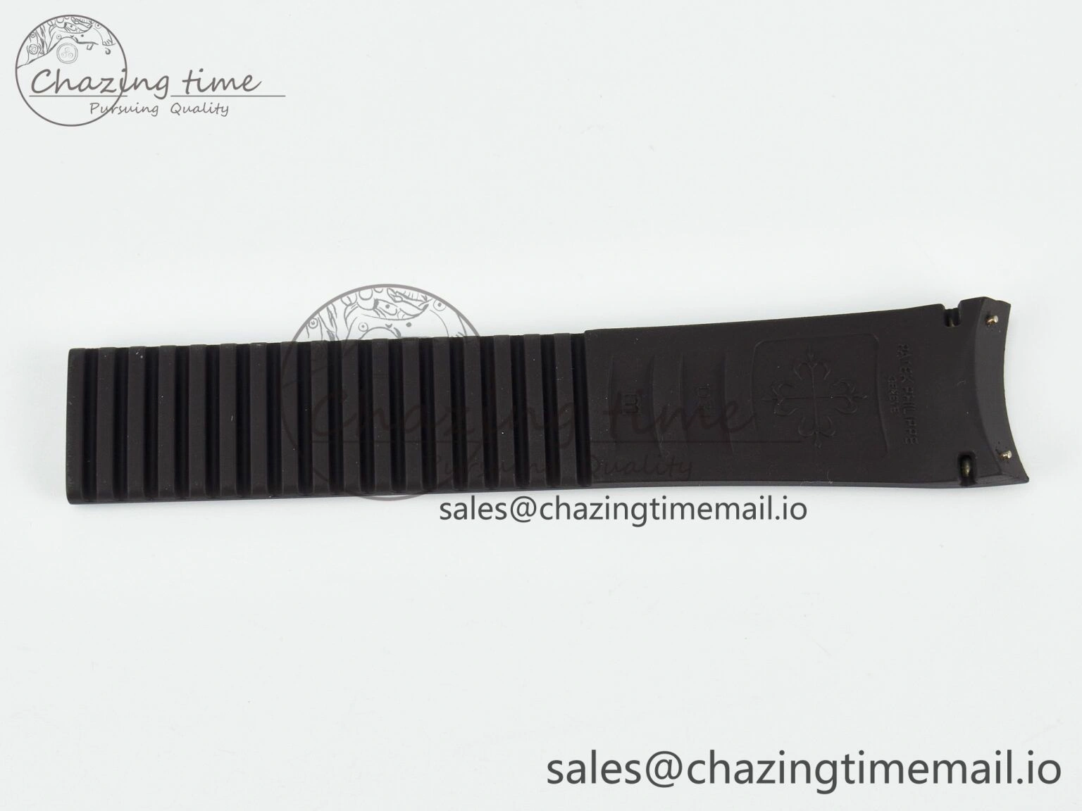 Aquanaut 5164 Best Edition Black Rubber Strap (Fits the Gen size) Durable 8665