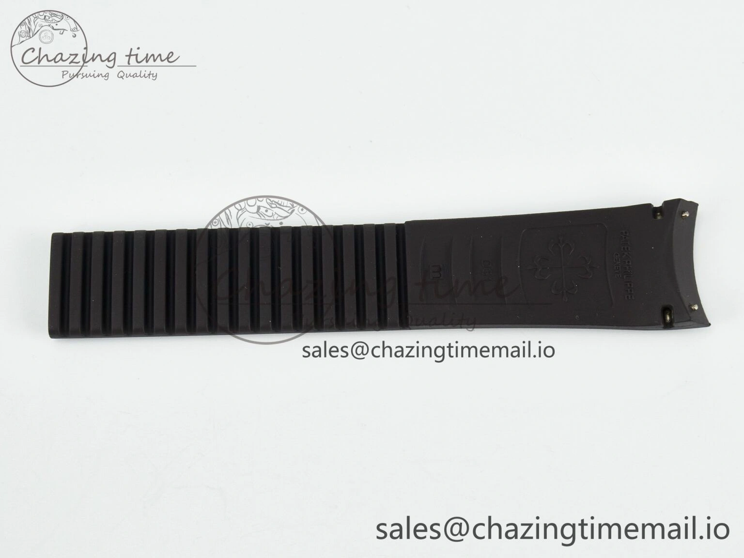 Aquanaut 5164 Best Edition Black Rubber Strap (Fits the Gen size) Durable 8665