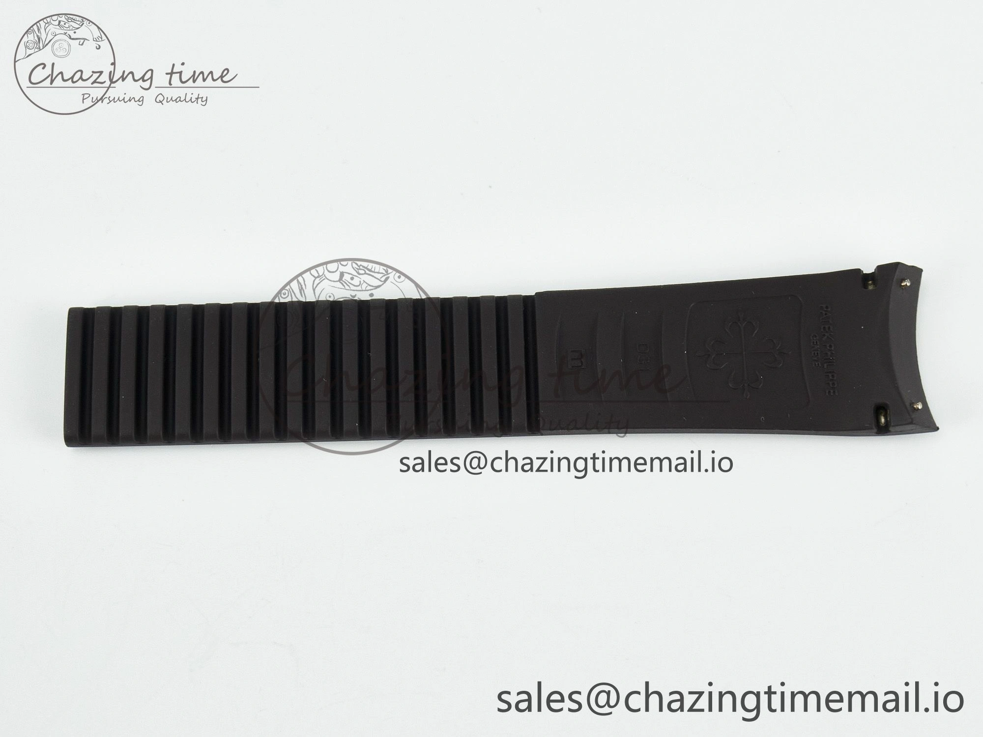 Aquanaut 5164 Best Edition Black Rubber Strap (Fits the Gen size) Durable 8665