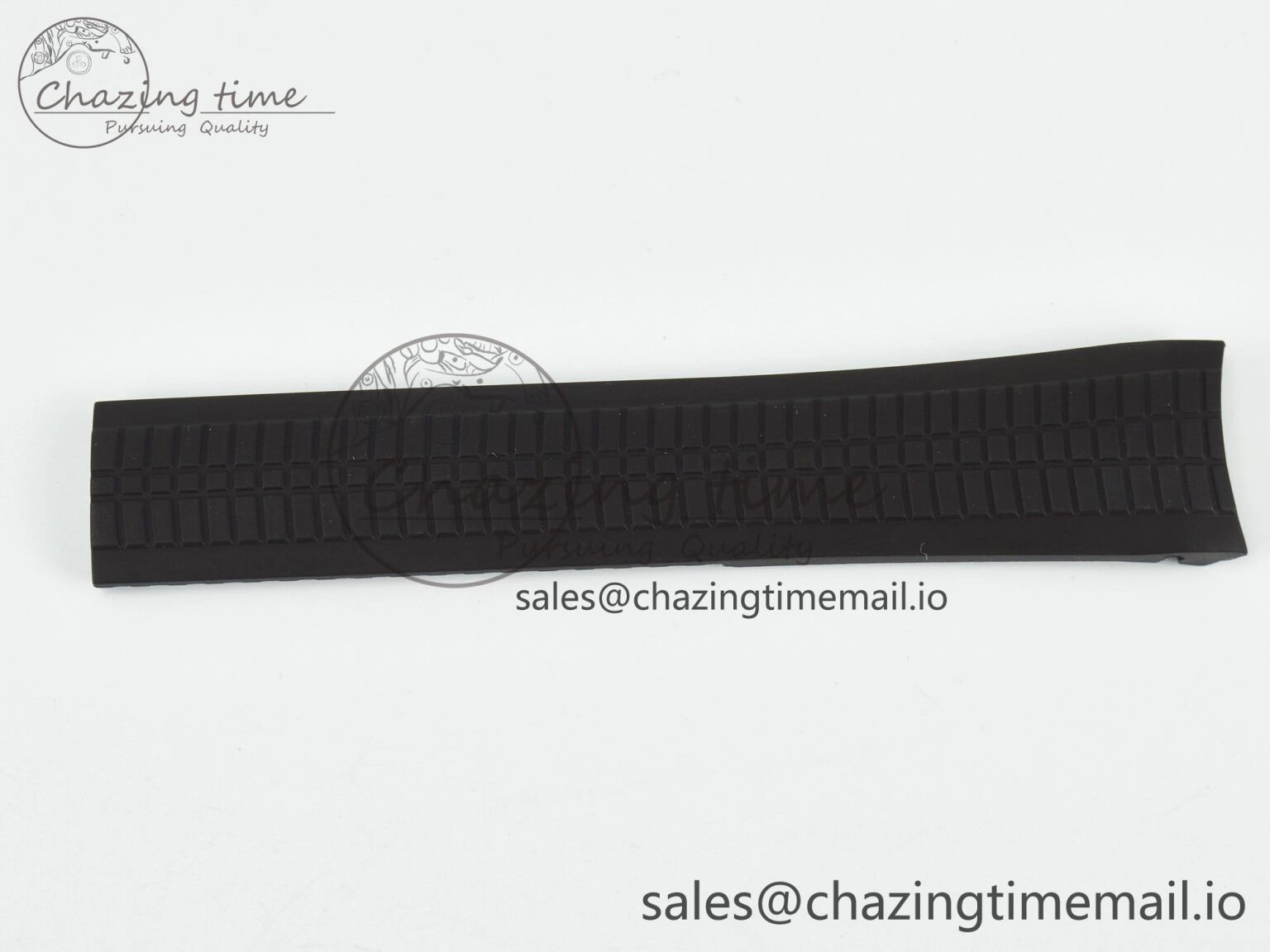 Aquanaut 5164 Best Edition Black Rubber Strap (Fits the Gen size) Durable 8665