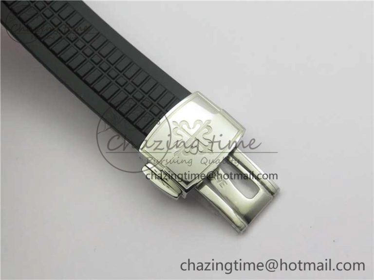 Effortless Aquanaut 5164A SS GRF Best Edition Gray Dial on Black Rubber Strap A324 V 8940