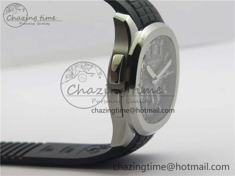 Effortless Aquanaut 5164A SS GRF Best Edition Gray Dial on Black Rubber Strap A324 V 8940