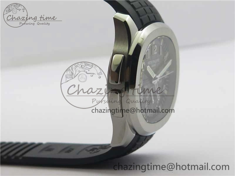 Effortless Aquanaut 5164A SS GRF Best Edition Gray Dial on Black Rubber Strap A324 V 8940