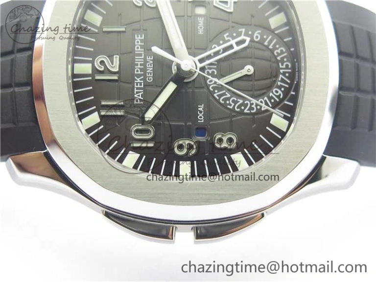 Effortless Aquanaut 5164A SS GRF Best Edition Gray Dial on Black Rubber Strap A324 V 8940