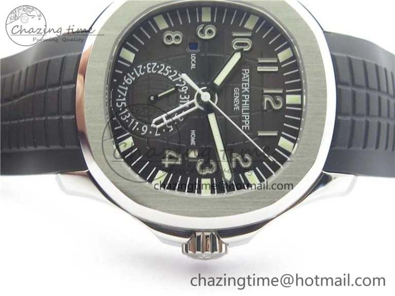 Effortless Aquanaut 5164A SS GRF Best Edition Gray Dial on Black Rubber Strap A324 V 8940