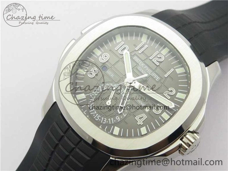 Effortless Aquanaut 5164A SS GRF Best Edition Gray Dial on Black Rubber Strap A324 V 8940