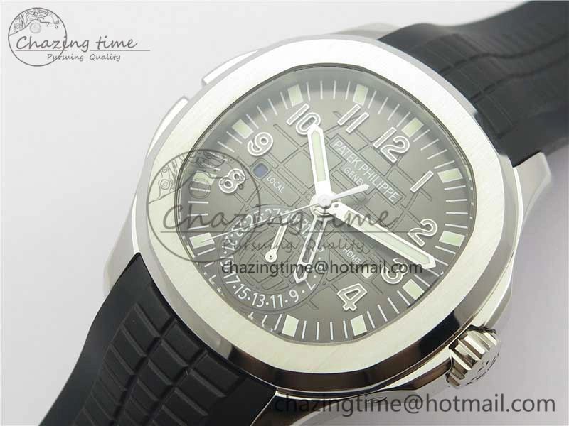 Effortless Aquanaut 5164A SS GRF Best Edition Gray Dial on Black Rubber Strap A324 V 8940