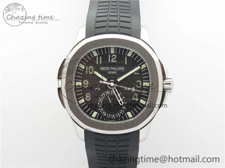 Effortless Aquanaut 5164A SS GRF Best Edition Gray Dial on Black Rubber Strap A324 V 8940