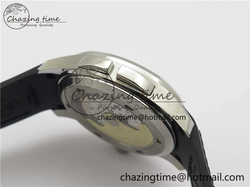 Aquanaut 5164A SS ZF 1:1 Best Edition Black Dial on Black Rubber Strap A ModernLook 8850