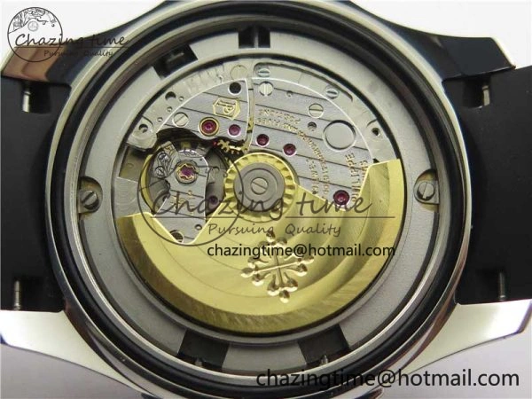 Aquanaut 5164A SS ZF 1:1 Best Edition Black Dial on Black Rubber Strap A ModernLook 8850