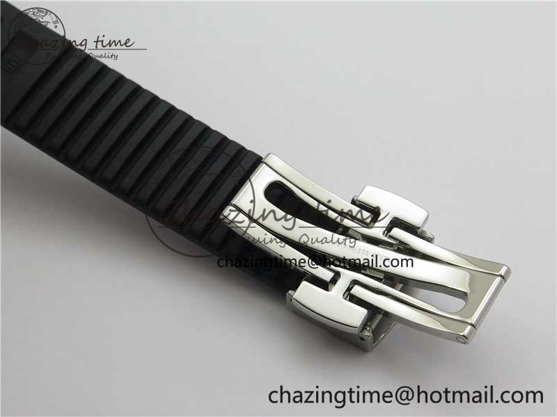 Aquanaut 5164A SS ZF 1:1 Best Edition Black Dial on Black Rubber Strap A ModernLook 8850