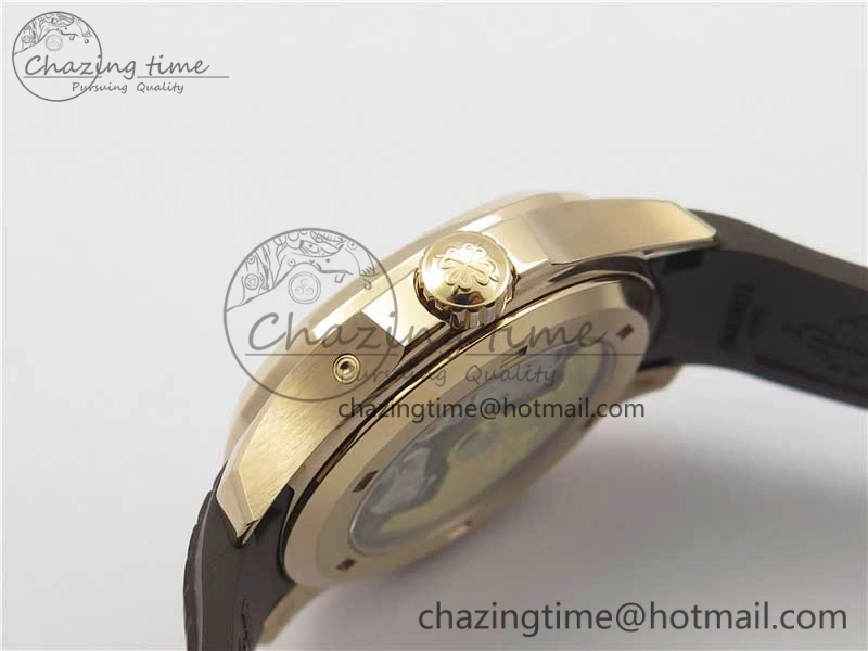 EasyCare Aquanaut 5164R RG GRF Best Edition Brown Dial on Brown Rubber Strap A324 V 8943
