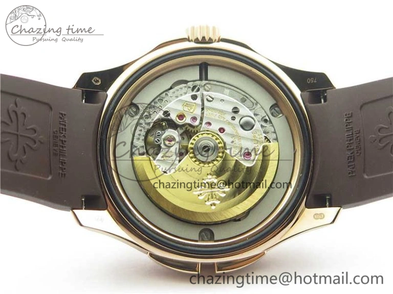 EasyCare Aquanaut 5164R RG GRF Best Edition Brown Dial on Brown Rubber Strap A324 V 8943