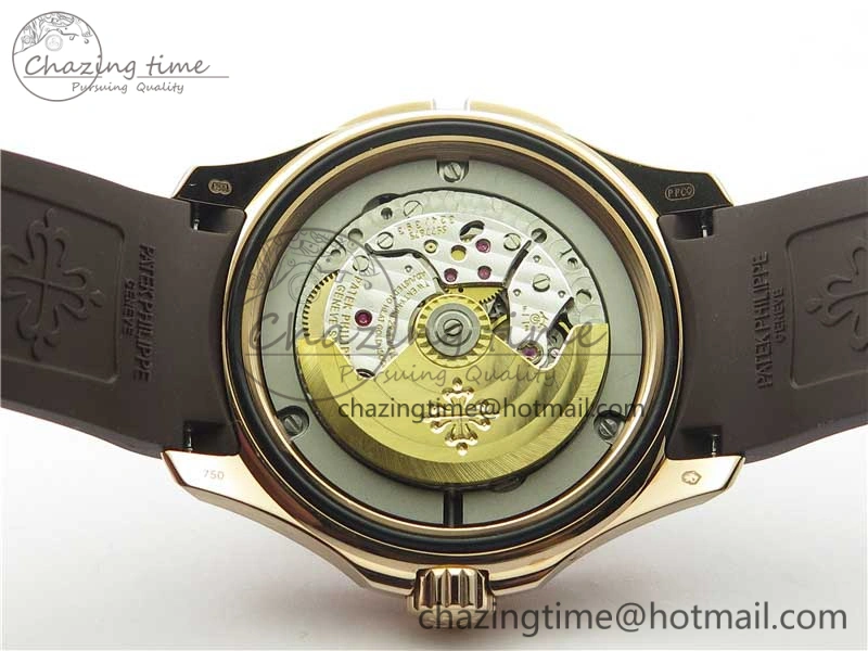 EasyCare Aquanaut 5164R RG GRF Best Edition Brown Dial on Brown Rubber Strap A324 V 8943