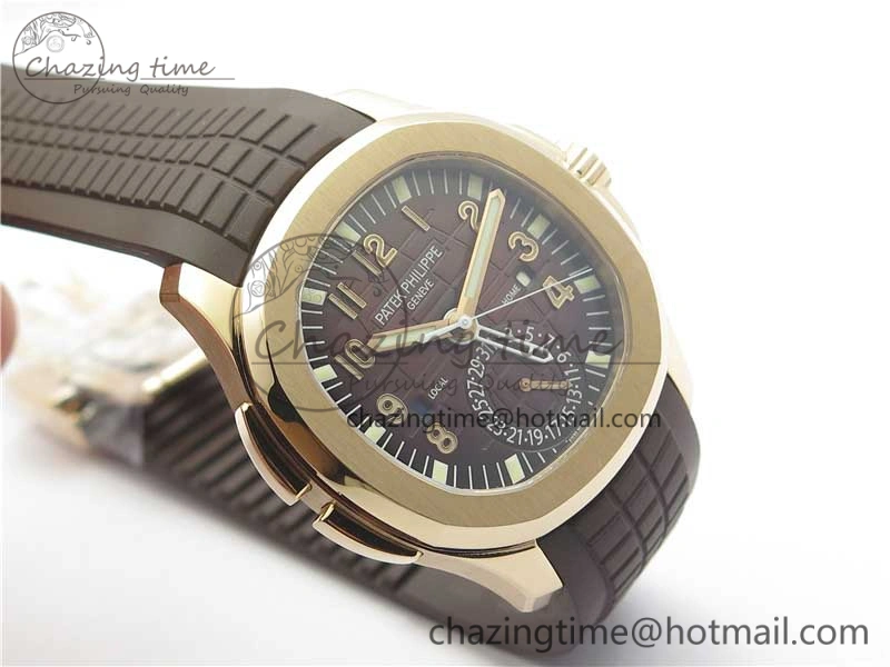EasyCare Aquanaut 5164R RG GRF Best Edition Brown Dial on Brown Rubber Strap A324 V 8943
