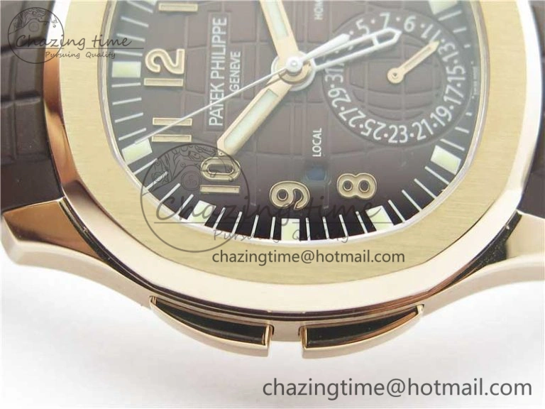 EasyCare Aquanaut 5164R RG GRF Best Edition Brown Dial on Brown Rubber Strap A324 V 8943