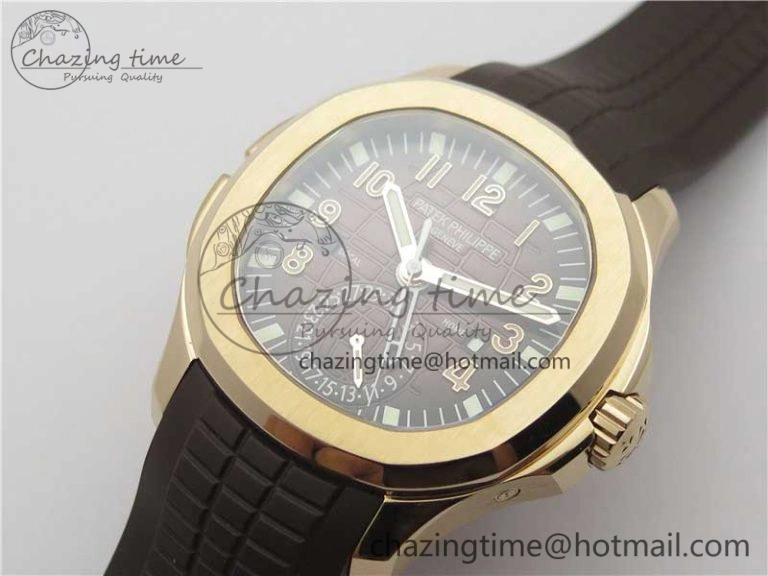 EasyCare Aquanaut 5164R RG GRF Best Edition Brown Dial on Brown Rubber Strap A324 V 8943