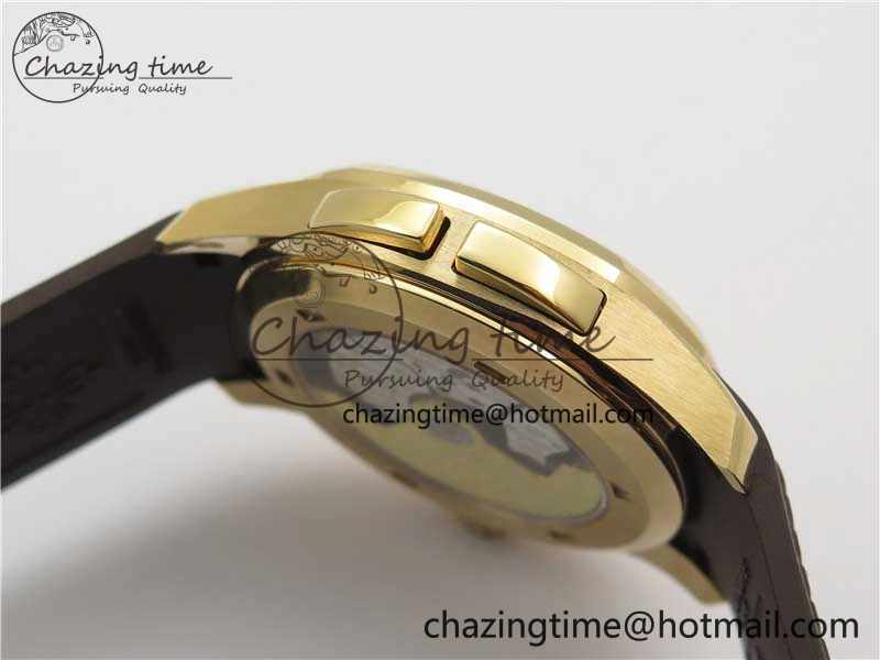Aquanaut 5164R RG ZF 1:1 Best Edition Brown Dial on Brown Rubber Strap A Sporty 8849