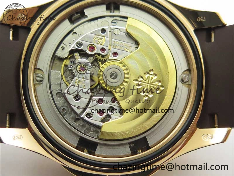 Aquanaut 5164R RG ZF 1:1 Best Edition Brown Dial on Brown Rubber Strap A Sporty 8849